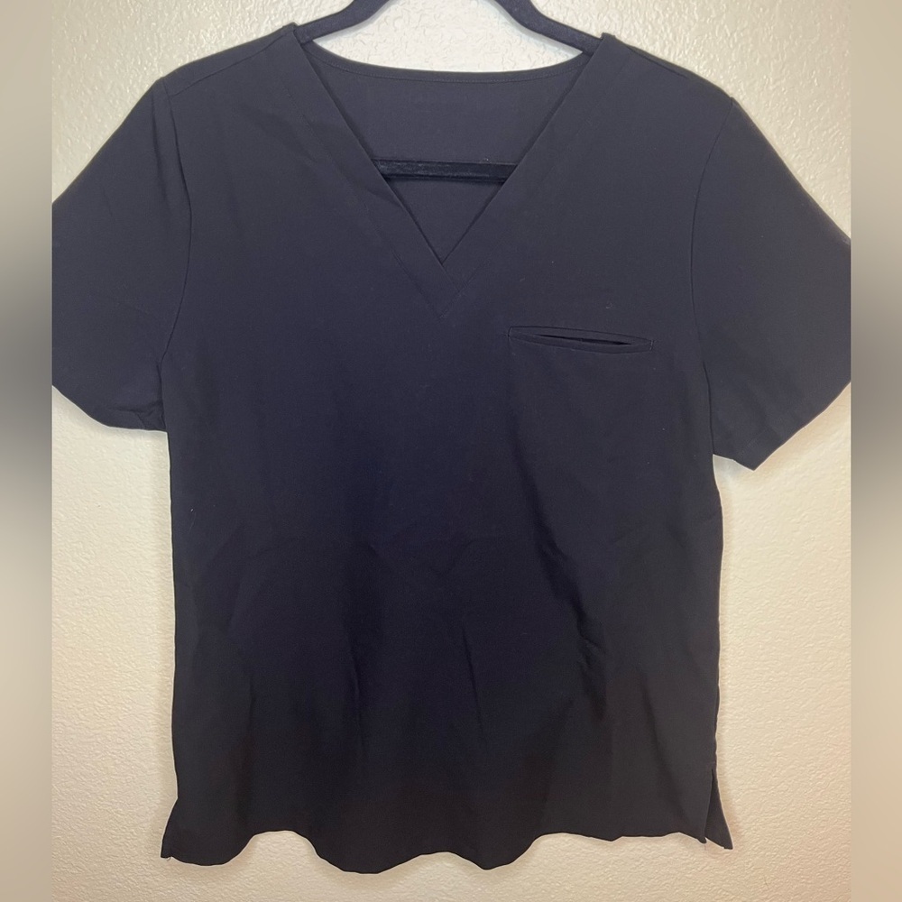 Classic Black V-Neck Women's Top